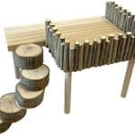 Hodeffior Piattaforma in legno naturale (versione verticale rot)
